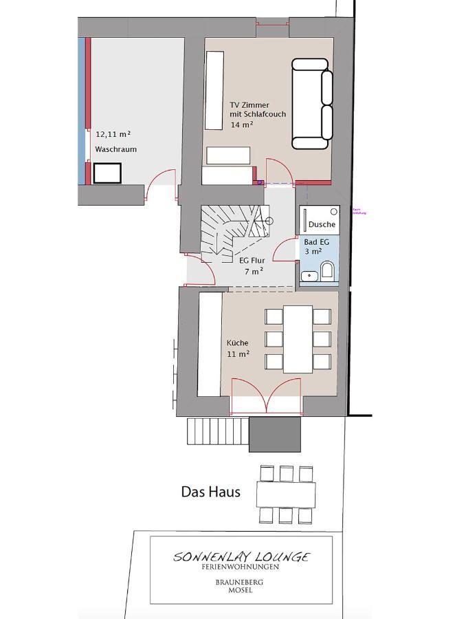 Sonnenlay Lounge - Studio & Ferienhaus Brauneberg Εξωτερικό φωτογραφία